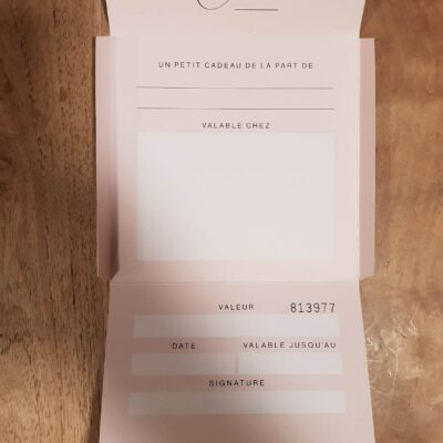 Carte cadeau